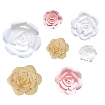 Sunbeauty Wholesale 3d Rose Paper Flower Backdrop Paper Flower Wall Decoration Buy Paper Flower Paper Flower Wall Paper Flower Backdrop Product On