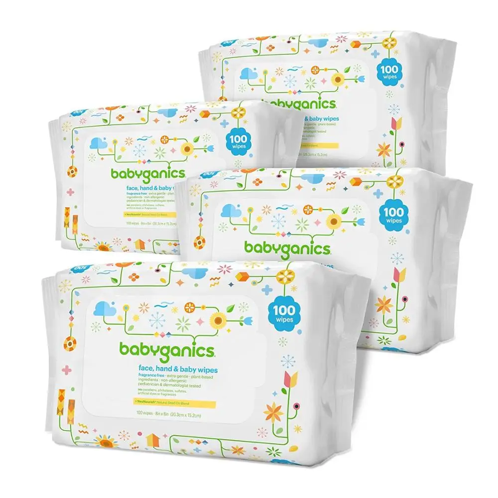 Alochol Free Super Soft Babies Age Group Bamboo Fabric Nonwoven Wet