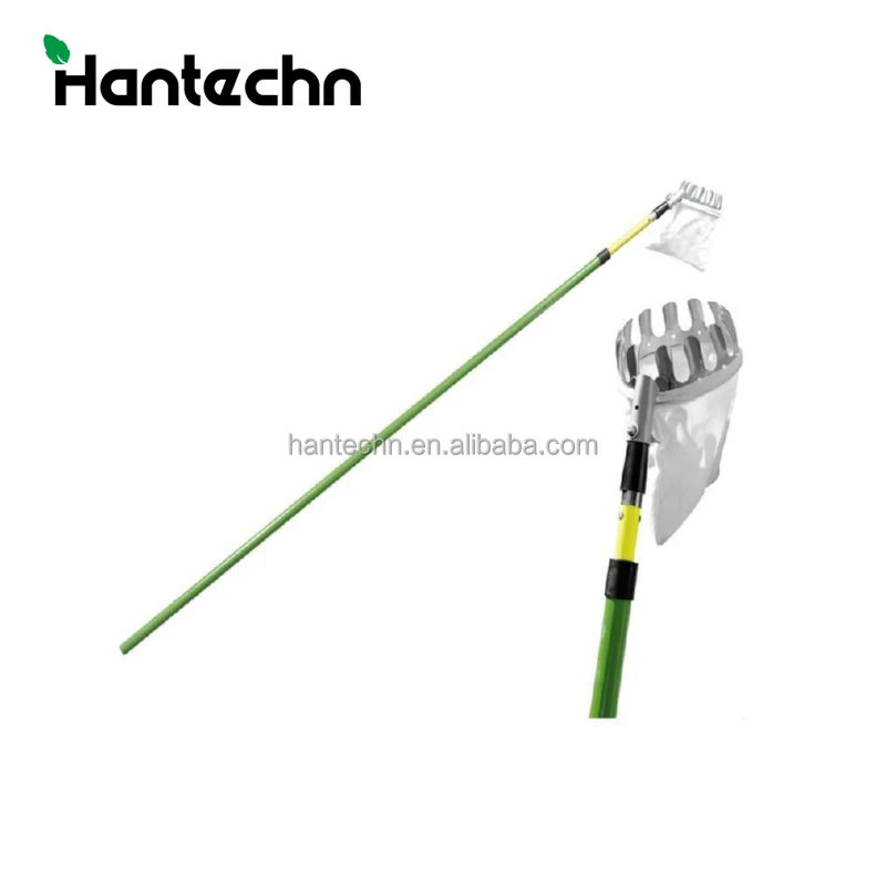 Long Handle Manual Nut Fruit Picker Tool With Telescoping Handle Fruit