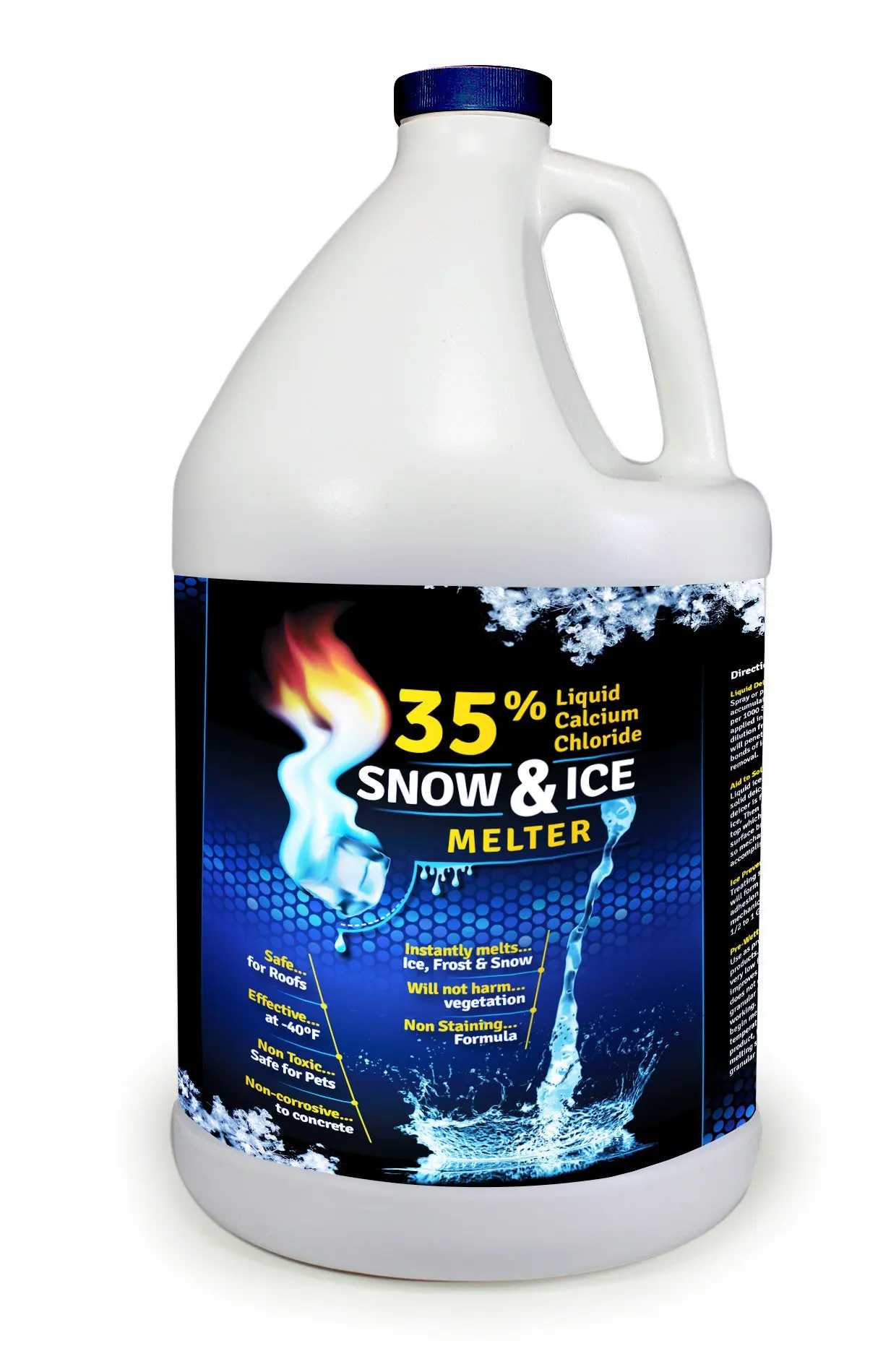 Buy 35% Liquid Calcium Chloride Snow & Ice Melter ...