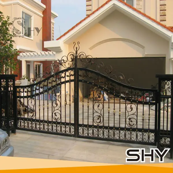 Luxury Wrought Iron Main Gate Models / Iron Gate Design For Garden Buy Iron Gate