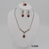 Wholesale turkey ruby jewelry set