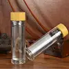 Glass Honey Bottles 16 oz, Stainless Steel Cap - Case of 6, BPA Free Environment Friendly Design