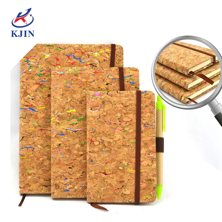 Promotional Eco Friendly Customized Cork Cover Notebook For Gift Buy Emboss Cover Notebook,Eco