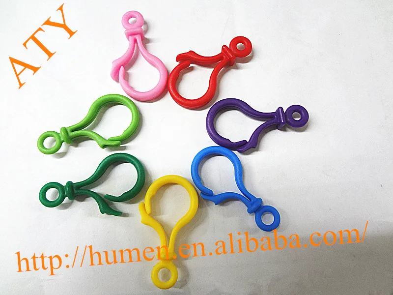 Colorful Small Plastic Hook Bulb Hook For Toy Accessories - Buy Plastic 