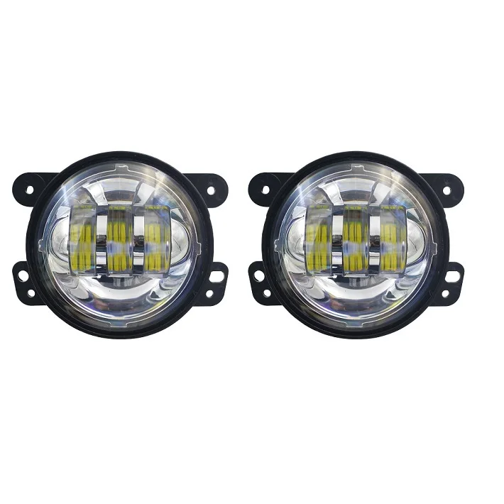 For Jeep Wrangler JK TJ LJ 4'' Led Fog Light for Dodge Journey car fog lamp led light bulbs accessories