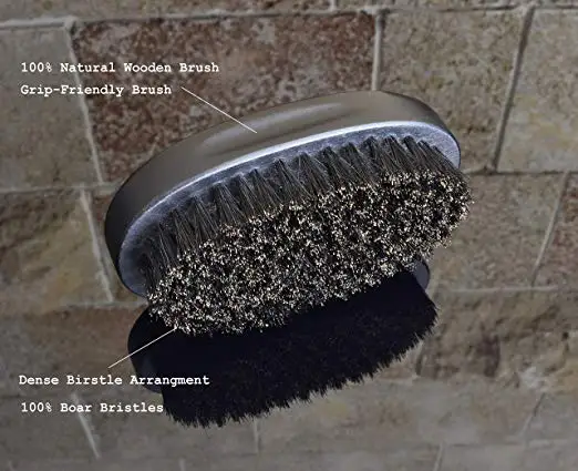 FQ brand wholesale wood hairbrush 100% boar bristle hair beard brush