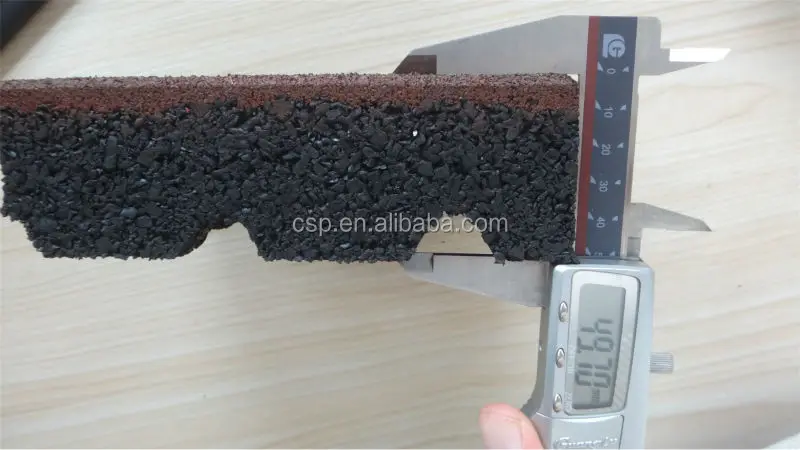 Adoquines De Goma Reciclada Para Patio/azulejo De Grano De Goma Para