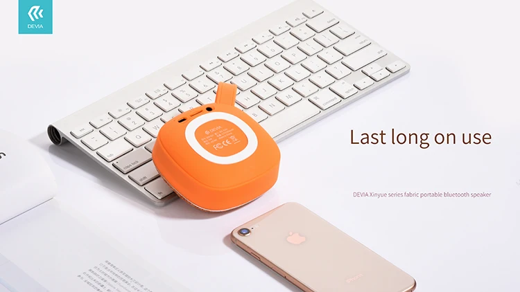 Devia Factory Promotion Cinya Series Rear Kit Outdoor Keyring Portable wireless Speaker - ANKUX.COM