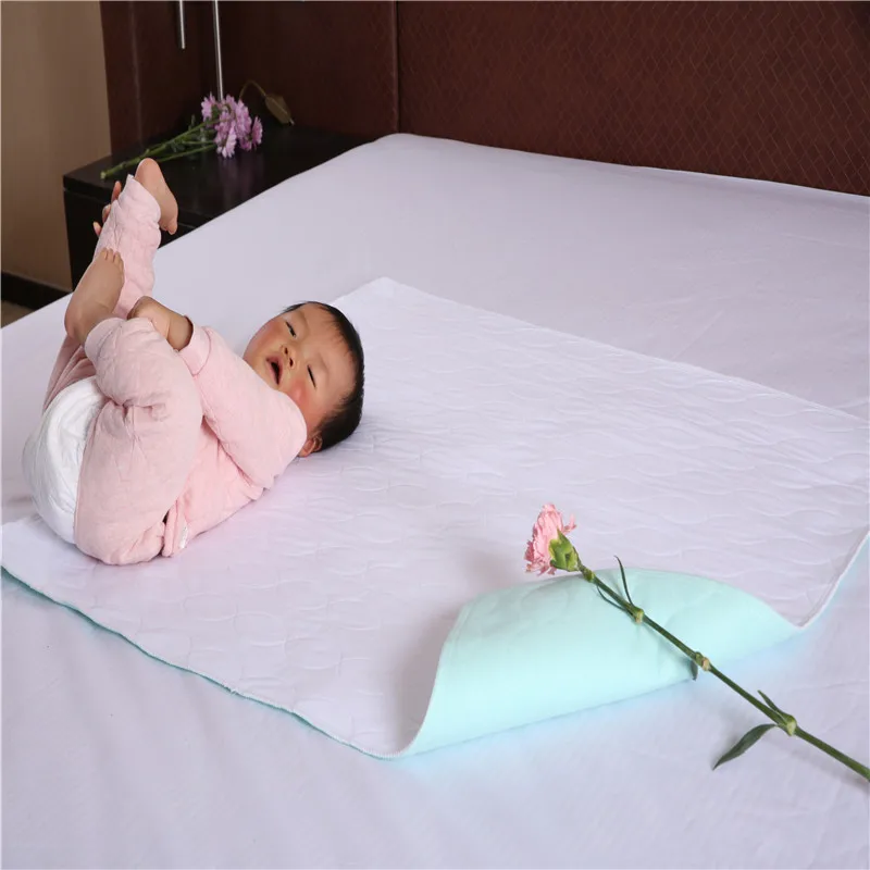 Waterproof Tpu Laminate Diaper Mat Liners Quilted Baby Changing