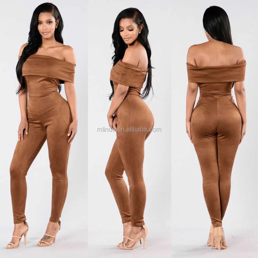 suede jumpsuit womens