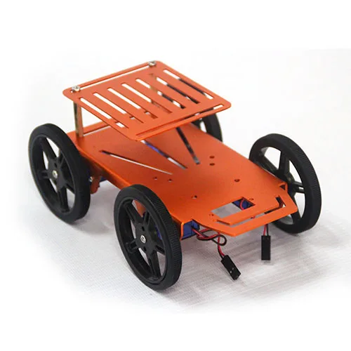 4WD Car Aluminum Mobile Robot Platform Educational Chassis Robot vehicle DIY KIT 