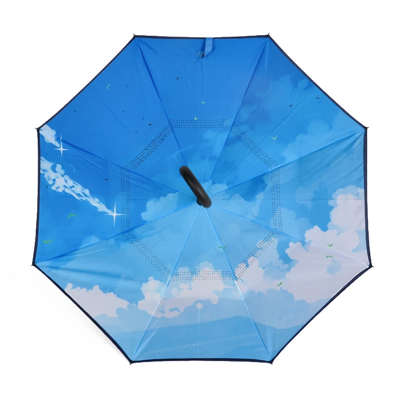 latest products in market double layer reverse umbrella