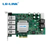 PCI Express Quad Port Gigabit PoE Video Capture NIC Card for Industrial Vision inspection