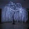 Wholesale good quality White simulated led weeping willow tree lighting