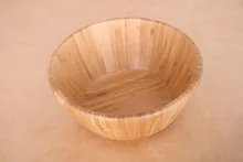 Wholesale Acacia Salad Wooden Bowl Antique Natural Bamboo Salad Bowl