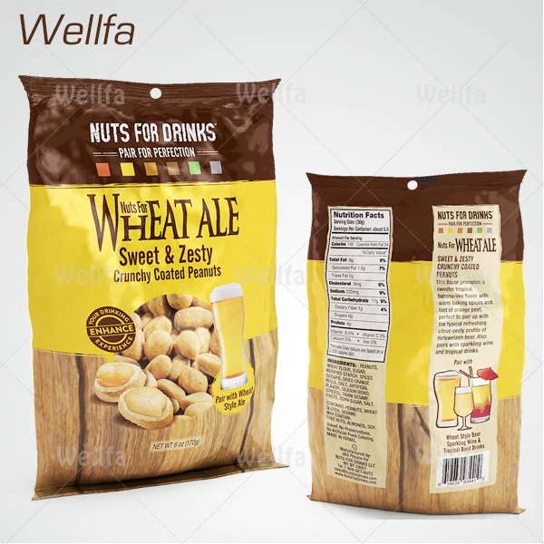 Peanut Packaging Bag Back Sealed Food Packaging For Nuts Buy Food