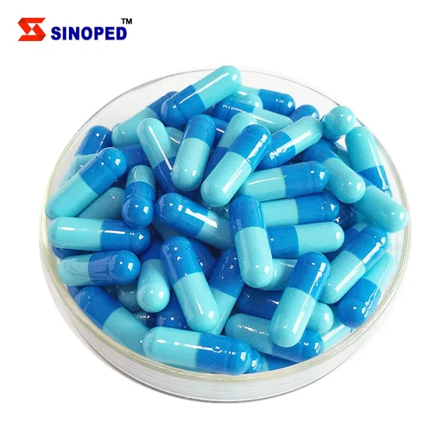 00 empty gelatin capsules seperated