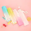 Wholesale 480ml HELLO MASTER Frosted glass water bottle Cheap Bottle for advertising gift