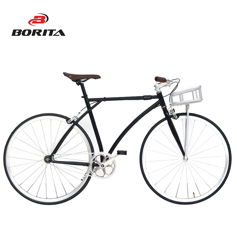 Black High Speed Ultralight Aluminum Alloy Fixed Gear Bike - Buy Fixed ...