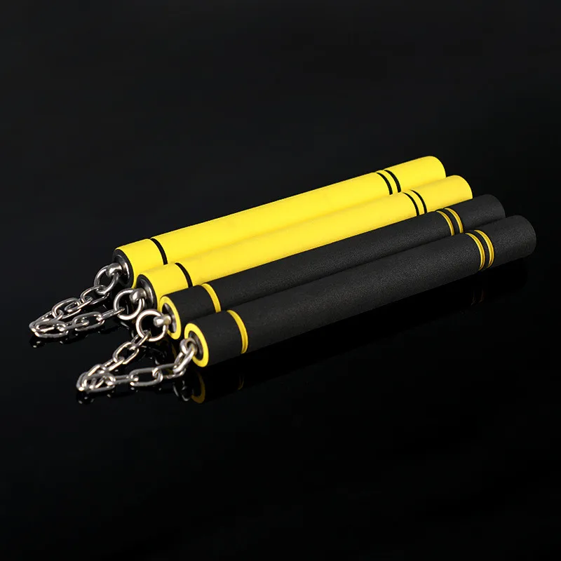 Kung Fu Nunchakus Martial Arts Safety Foam Nunchakus Sponge Double Truncheon With Stainless 8093