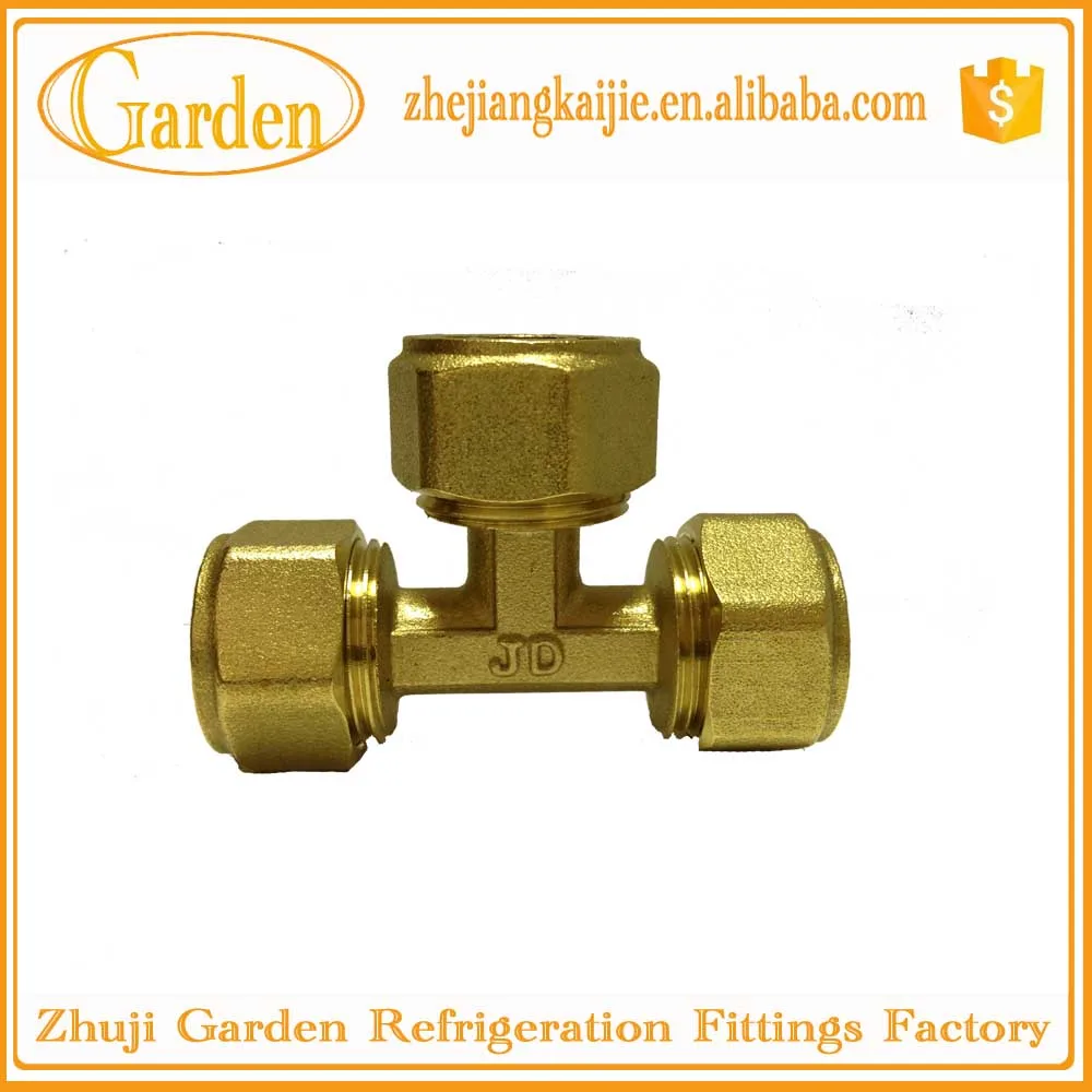 Pexalpex Quick Connect Brass Compression Fitting Female Tee Fitting