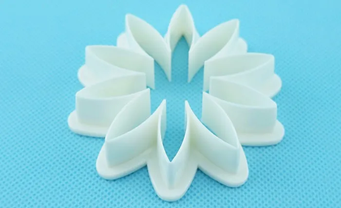 Set of 3 Daisy Pattern PP Plastic Cookie Cutter FP-105