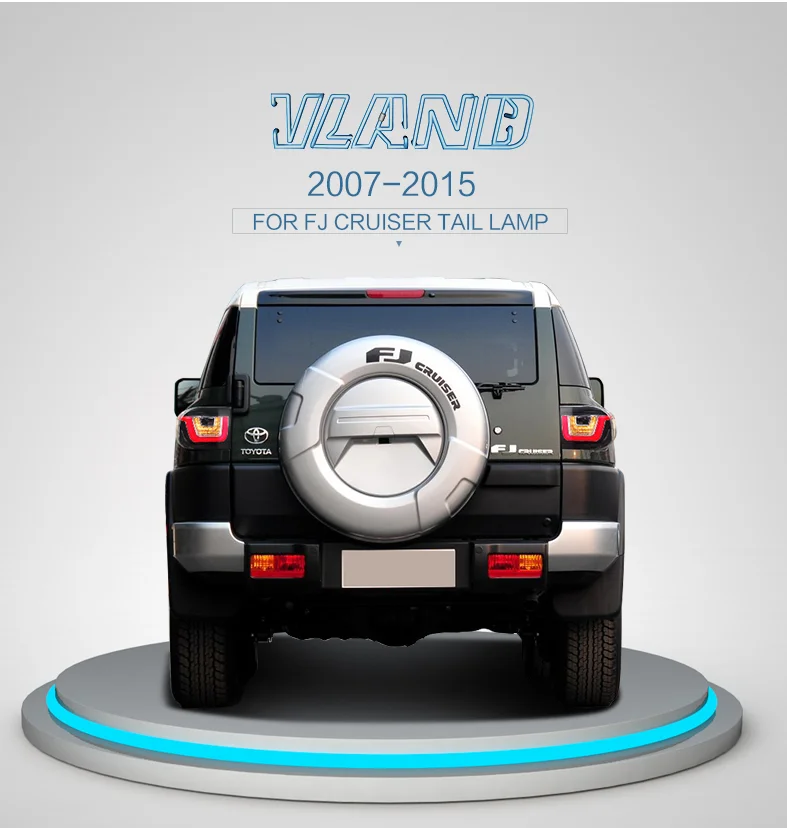 VLAND Factory for FJ Cruiser for 2007 2009 2013 2015 for FJ CRUISER LED Taillight wholesale price