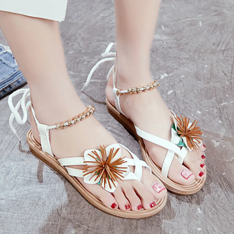 beach flats shoes