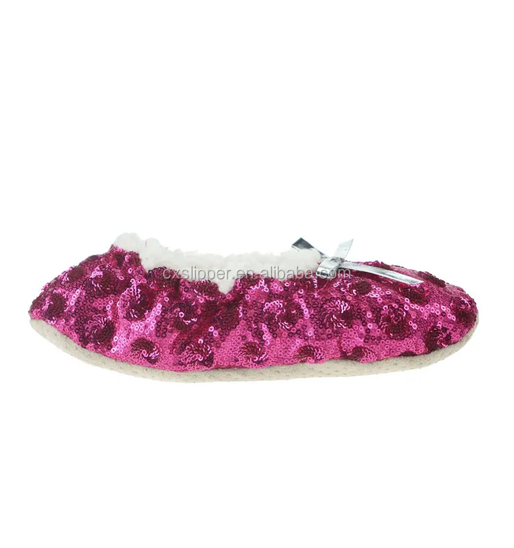 sequin ballet slippers