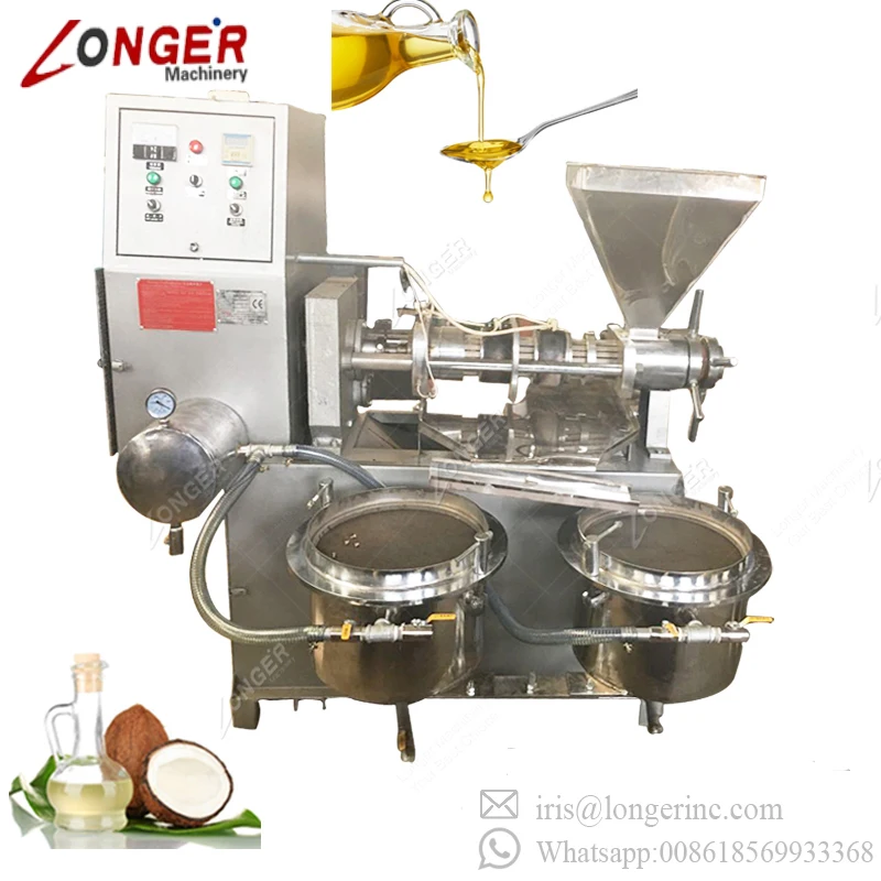 Automatic Rotary Cashew Nut Shell Black Seed Soybean Oil Cold Press