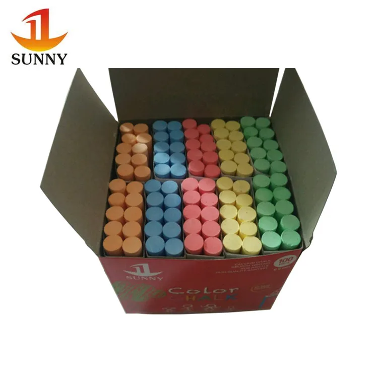 Quality 100 pcs white chalk For Smooth Writing And Marking 