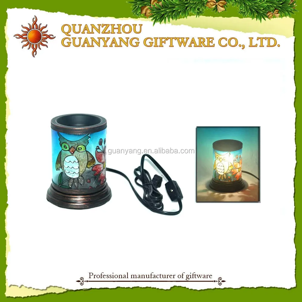 Electric Candle Warmer Or Oil Burner Fragrance Oil Lamp Gold Metal