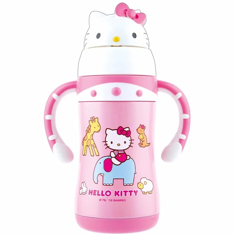 Hello Kitty Stainless Steel Vacuum Flask For Kids With Handles - Buy ...