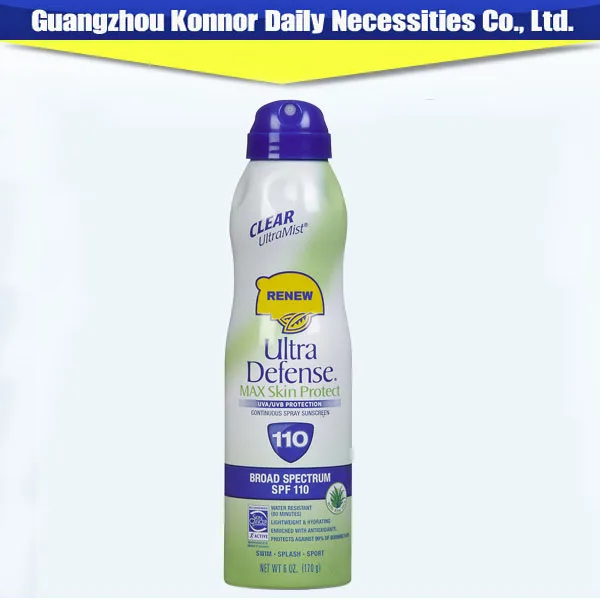 best aerosol sunscreen