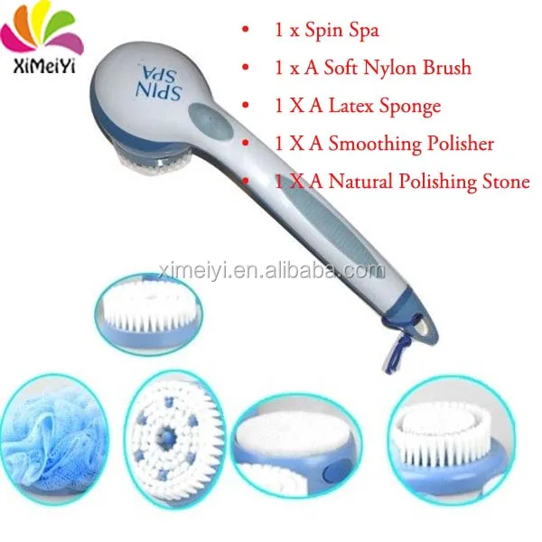 Personal Use Long Handle Electric Back Scrubber/electric Body Brush
