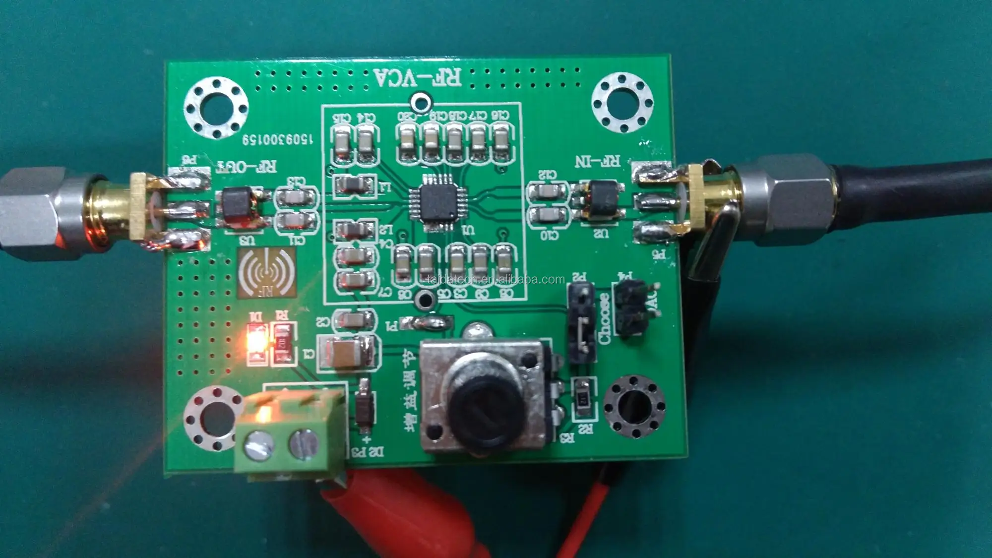 Adl5330 Single Rack Space Power Amp Adjustable Gain Amplifier Variable