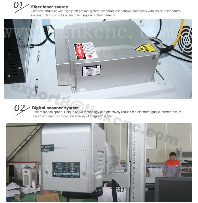 table type fiber marking machine with CE certificates , laser marking machine , cnc laser marking machine