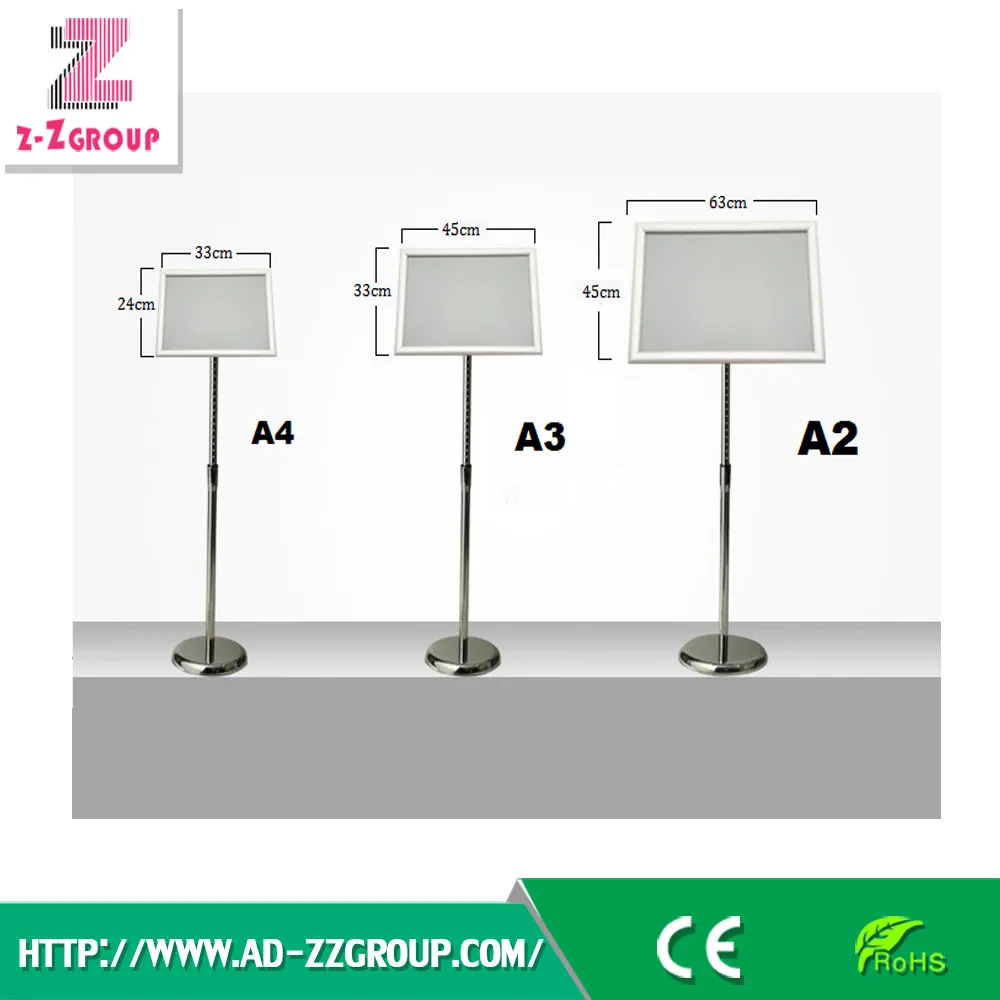 Replaceable Advertisement Rack Sign Stand for Activities Display,Double Pole Support Aiyawear Poster Display Stand Telescopically Poster Stand Frame Poster Board Display Stand