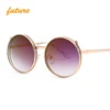 2019 Vintage round polarized sunglasses boys and girls mirrored retro sun glasses