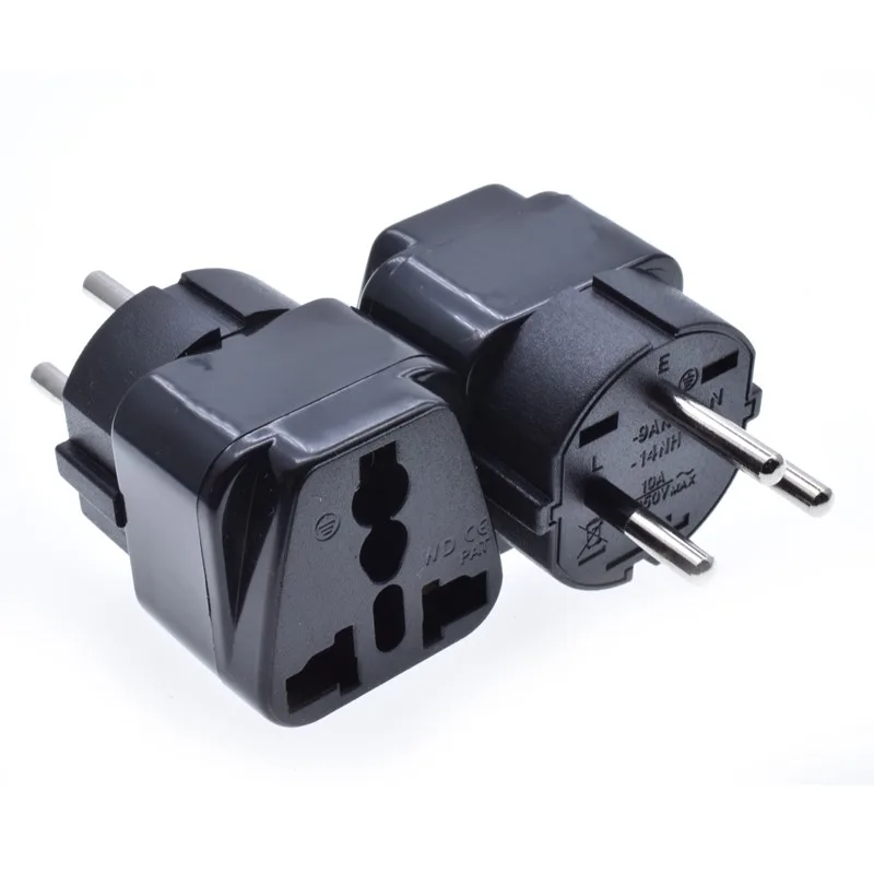 10a Round 3 Pins Type H Travel Trip Journey Plug Adapter Adaptor For