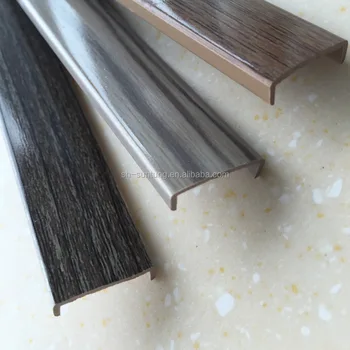 Plastic countertop edge trim