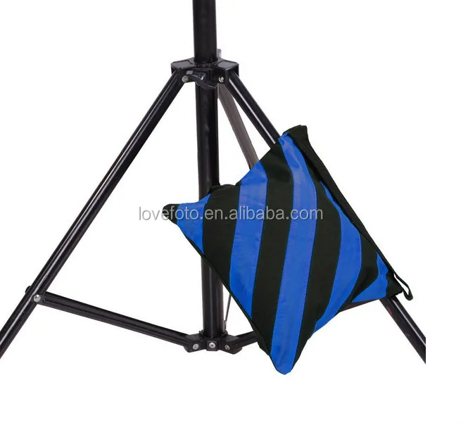 Black/blue Heavy Duty Sand Bag Photography Studio Video Stage Film Sandbag Saddlebag For Light