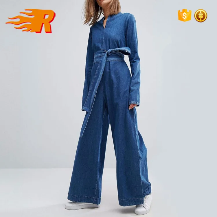cropped wide leg overalls