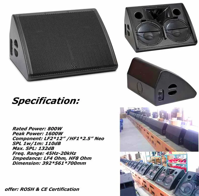12 Inch Sound Equipment Boxes Stage Monitor Speakers Buy 12 Inch