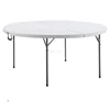 1.83m plastic folding half round table for event and rental|6ft folding half round table suit for 10 people
