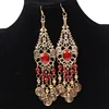 Charm jewelry European and American style metal inlay diamond earring stud