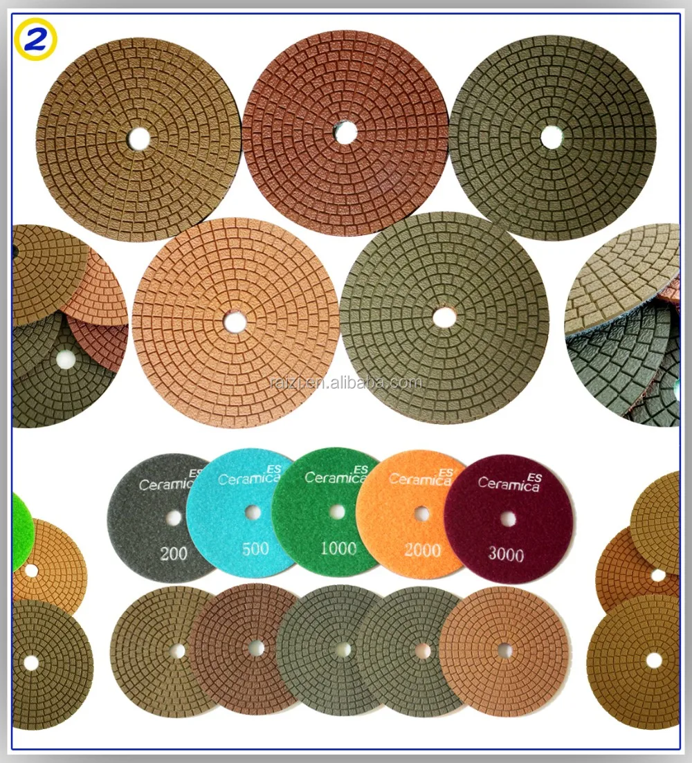 Ceramica Pro diamond polishing pads for granite (1)