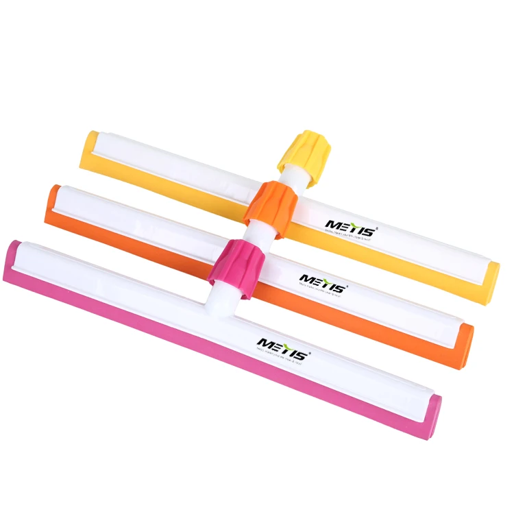 Trade Assurance 072-T double foldable eva rubber floor sweeper household cleaning plastic squeegee