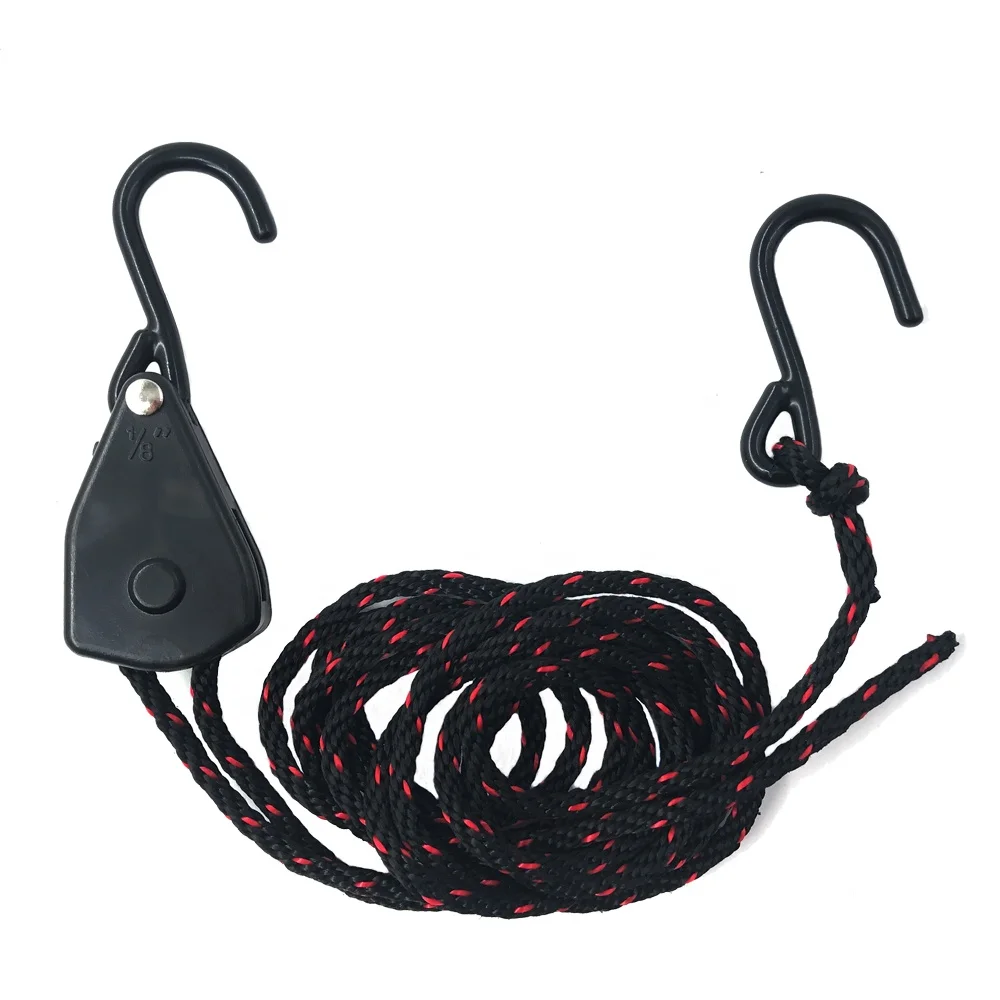 1/8 Inch 6feet Rope Ratchets Tie Down Straps For Truck Bed,Pp Coated